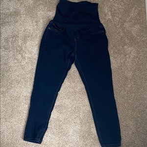 Maternity Jeggings XL dark wash ankle length
